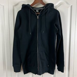 ARITZIA TNA Women's Long Zip Hoodie Black Small